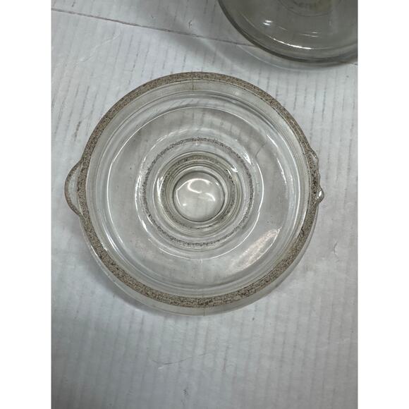 Pyrex Flameware Glass Coffee Pot Stovetop Percolator 7756 6 Cup Complete-Damaged - Picture 3 of 7